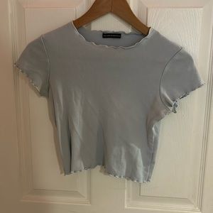 Brandy Melville blue cropped top